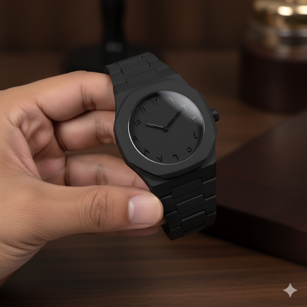 ساعة أورا العربية السوداء